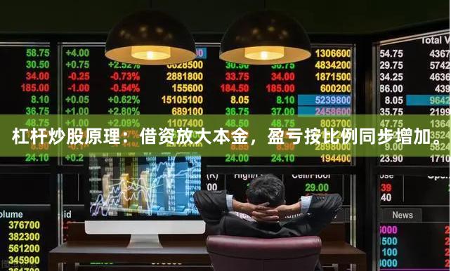 杠杆炒股原理：借资放大本金，盈亏按比例同步增加。